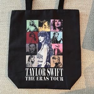 Taylor Swift Eras Tour - Black Tote Bag